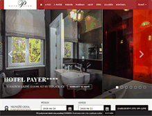 Tablet Screenshot of hotelpayer.cz